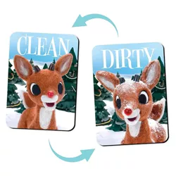 NMR Distribution Rudolph the Red-Nosed Reindeer Double Sided Dishwasher Magnet