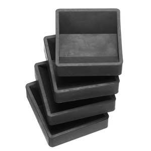 Unique Bargains Non-Slip Rubber Durable Furniture Cups Fit Sofa Bed Chairs 4 Pcs - 1 of 4