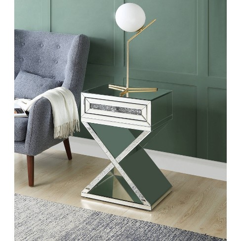 Mirrored side best sale table target