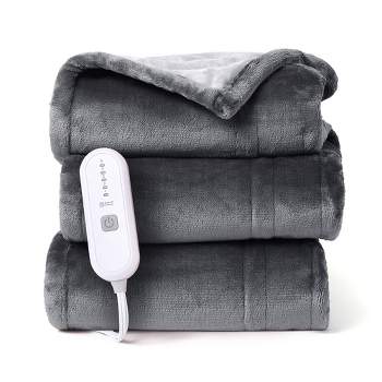 Whizmax Heated Blanket Electric Throw, Flannel Heating Blankets