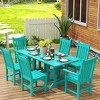 WestinTrends Malibu 7 Piece Outdoor Patio Dining Set Outdoor Dining Table with Dining Chair - 2 of 4
