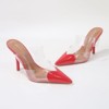 Berness Women's Canice Heart-Tipped Clear Mule Heels - 2 of 4