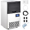 Acekool Commercial Ice Maker Machine, 110Lbs/24H with 35Lbs Storage Bin, Self-Cleaning Freestanding Ice Maker for Restaurant & Home - 2 of 4