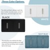 Whisen Retro 4-door Sideboard with Adjustable Shelves and Silver Handles for Kitchen, Dining Room, Living Room - 4 of 4