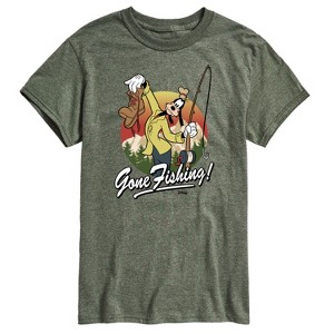 Men's - Disney - Goofy Gone Fishing Short Sleeve Graphic T-Shirt - 1 of 4