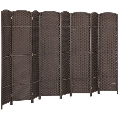 HOMCOM Room Divider, Folding Privacy Screen, 5.6' Tall Freestanding Partition for Home Office, Bedroom
