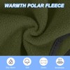 Unique Bargains Stretchy Winter Running Sweatband with Button Ear Warmer Headband - 3 of 4