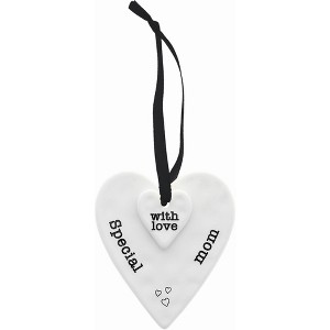 Pavilion Gift Company - Special Mom  - 3" Ceramic Keepsake Heart Plaque - Wall Sign Panels - 1 of 4