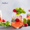 Luigi Bormioli Crescendo 23 Ounce Stemless Drinking Glasses, 4-Piece, 23 oz. - 4 of 4