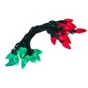 Novelty Lights LED C9 Ceramic Outdoor Lighting, Green Wire (25 Bulbs, 120 V) - 2 of 4