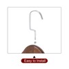 Unique Bargains Retro Wood Non-Slip Suit Hangers With Stainless Steel Hook 5 Pcs - 4 of 4