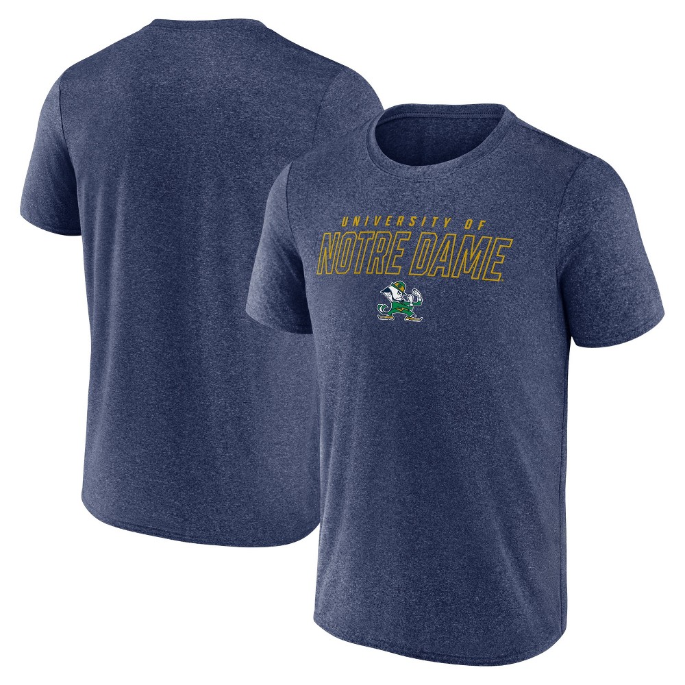 NCAA Notre Dame Fighting Irish Mens Heather Poly T-hirt