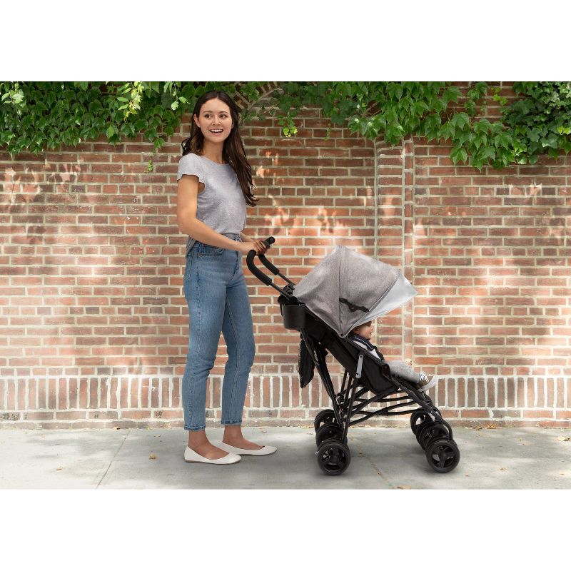 Jeep PowerGlyde Side-by-Side Double Stroller by Delta Children - Gray, 4 of 19