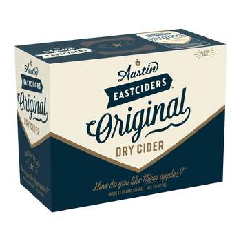 Austin Eastciders Original Dry Hard Cider - 12pk/12 fl oz Cans