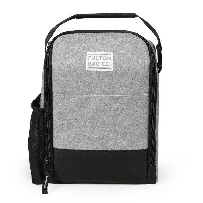 gray lunch bag