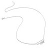 ELYA Women's Polished Love Safety Pin Stainless Steel Necklace - 4 of 4