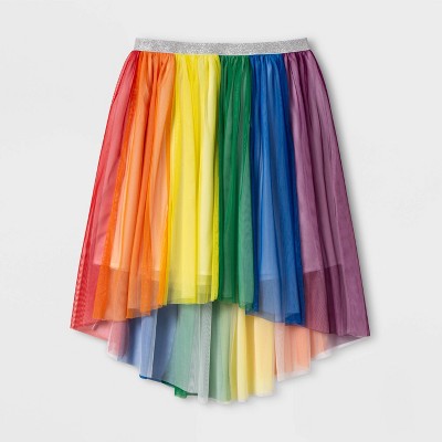 womens rainbow tutu skirt