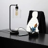 Modern Iron Desk Lamp with USB Port and Glass Shade - Lalia Home - 3 of 4