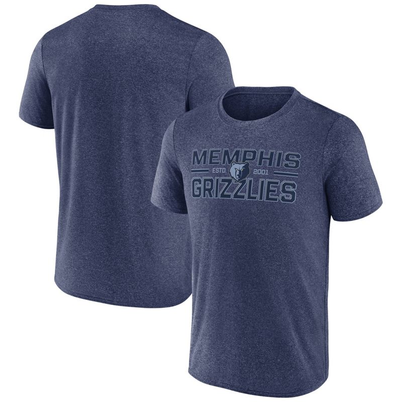 NBA Memphis Grizzlies Men&#39;s Short Sleeve Drop Pass Performance T-Shirt, 1 of 4