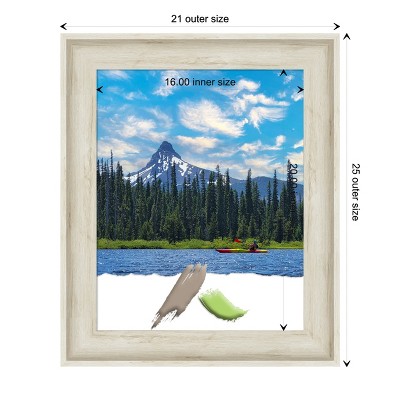 Classic White Polystyrene Wall Picture Frame 16x20