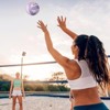 KUYOTQ 2 Pack Beach Volleyball Official Size 5 with Pump Kit,Purple & Pinl - 4 of 4