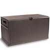 Barton Deck Box 120 Gallon Outdoor Patio Storage Bench Shed Cabinet Container - 3 of 4