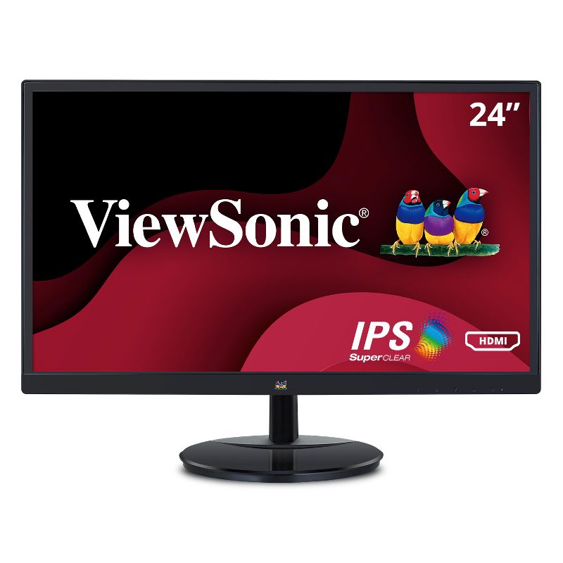 ViewSonic VA2459-SMH 24 Inch IPS 1080p 100 Hz LED Monitor with HDMI and VGA Inputs, 1 of 7