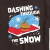 Men's - SpongeBob SquarePants - Dashing Through The Snow Plankton Christmas Short Sleeve Graphic T-Shirt - 2 of 4
