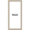 PosterPalooza | 10x24 Thin Barnwood Picture Frame, UV Acrylic, 2 Finishes - Grey and Black - 2 of 4