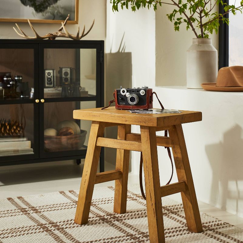 Thatcher Wood Stool Natural - Threshold&#8482; designed with Studio McGee, 3 of 14