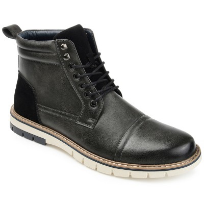 Vance Co. Mens Lucien Cap Toe Ankle Boot
