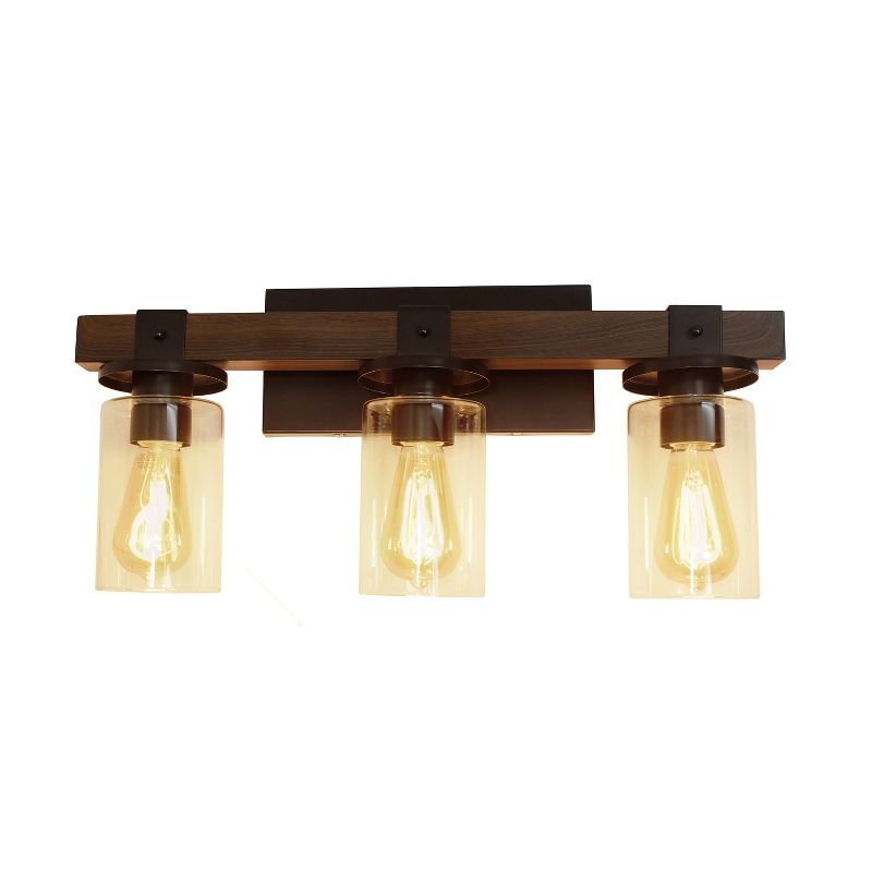 Industrial Rustic Lantern Restored Bath Vanity Ceiling - Elegant Designs, 3 of 17