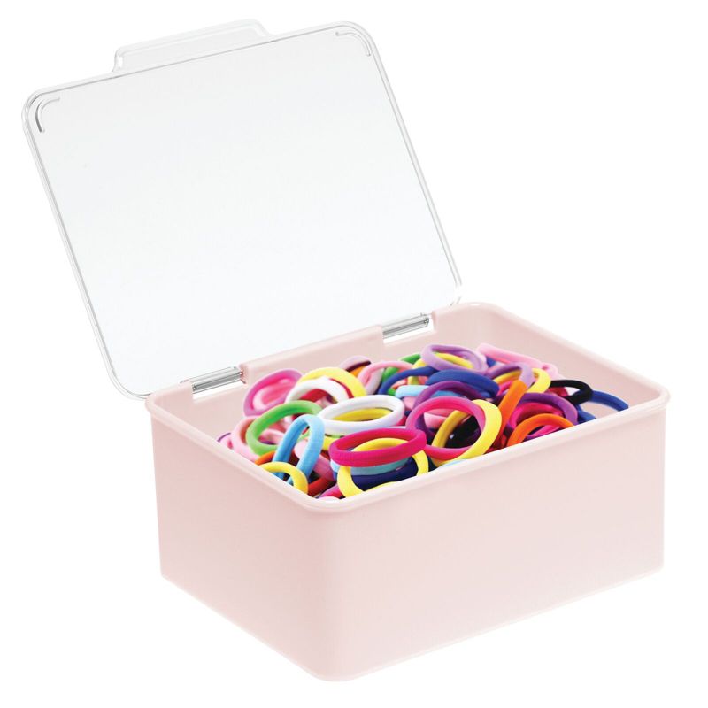 mDesign Plastic Cosmetic Vanity Storage Organizer Box, 1 of 8