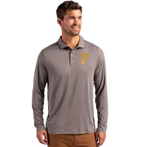 Pittsburgh Pirates Cutter & Buck Coastline Epic Comfort Recycled Mens Long Sleeve Polo - 1 of 1