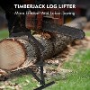 51.2inch Timberjack Log Lifter, Adjustable Log Roller Cant Hook, Heavy Duty Steel Logging Tools Hooks Fit 3 to 15in Dimater Wooden Log - 2 of 4