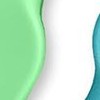 green & blue