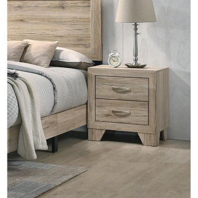 NicBex Nightstand with Drawers,Side Table with Wood Tapered Legs and Finish,Modern Bedside Table for Bedroom,Living Room