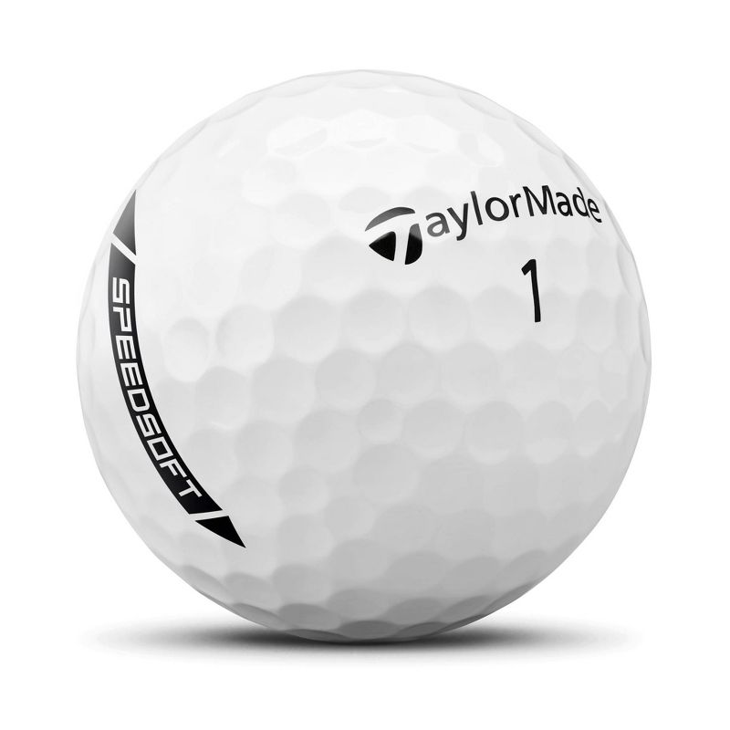 TaylorMade Speed Soft Golf Balls 12bp - White, 2 of 5