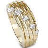 Pompeii3 14k Gold 1/2ct Fancy Womens Right Hand Diamond Ring - 2 of 4