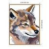 Amanti Art Wolf by Ohkimiko  Framed Canvas Wall Art - 3 of 4