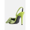 Kiki Bow Embellished Slingback Sandals Women - 3 of 4