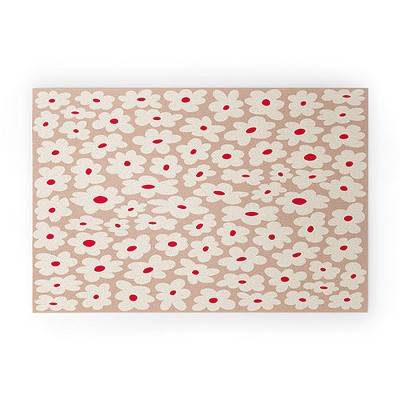 DorisciciArt Minimal floral C 30" x 20" Welcome Mat - Society6