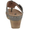 GC Shoes Narbone Flower Comfort Slide Wedge Sandals - 3 of 4