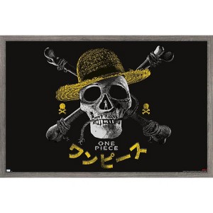 Trends International Netflix One Piece - Skull Logo Framed Wall Poster Prints - 1 of 4