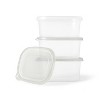 Medium Rectangle Food Storage Containers - 64 fl oz/3ct - Dealworthy™ - 2 of 3