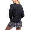 Women's RUCHE BACK LONG SLEEVE TOP - Lucky in Love - 3 of 3