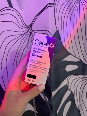 CeraVe Skin Renwing Retinol Serum Anti-aging Essence Smoothing Fine Lines  and Wrinkles Hyaluronic Acid Repair Skin Barrier 30ml