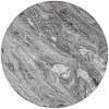 Gray Silver And Charcoal Abstract Washable Indoor Outdoor Area Rug - 4 of 4