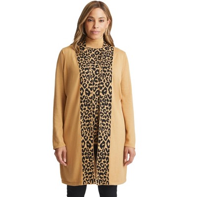 Jessica London Women's Plus Size Fine Gauge Cardigan Topper