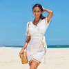 Women's Breezy Tassel-Trim Beach Cover Up Dress - Cupshe - 4 of 4